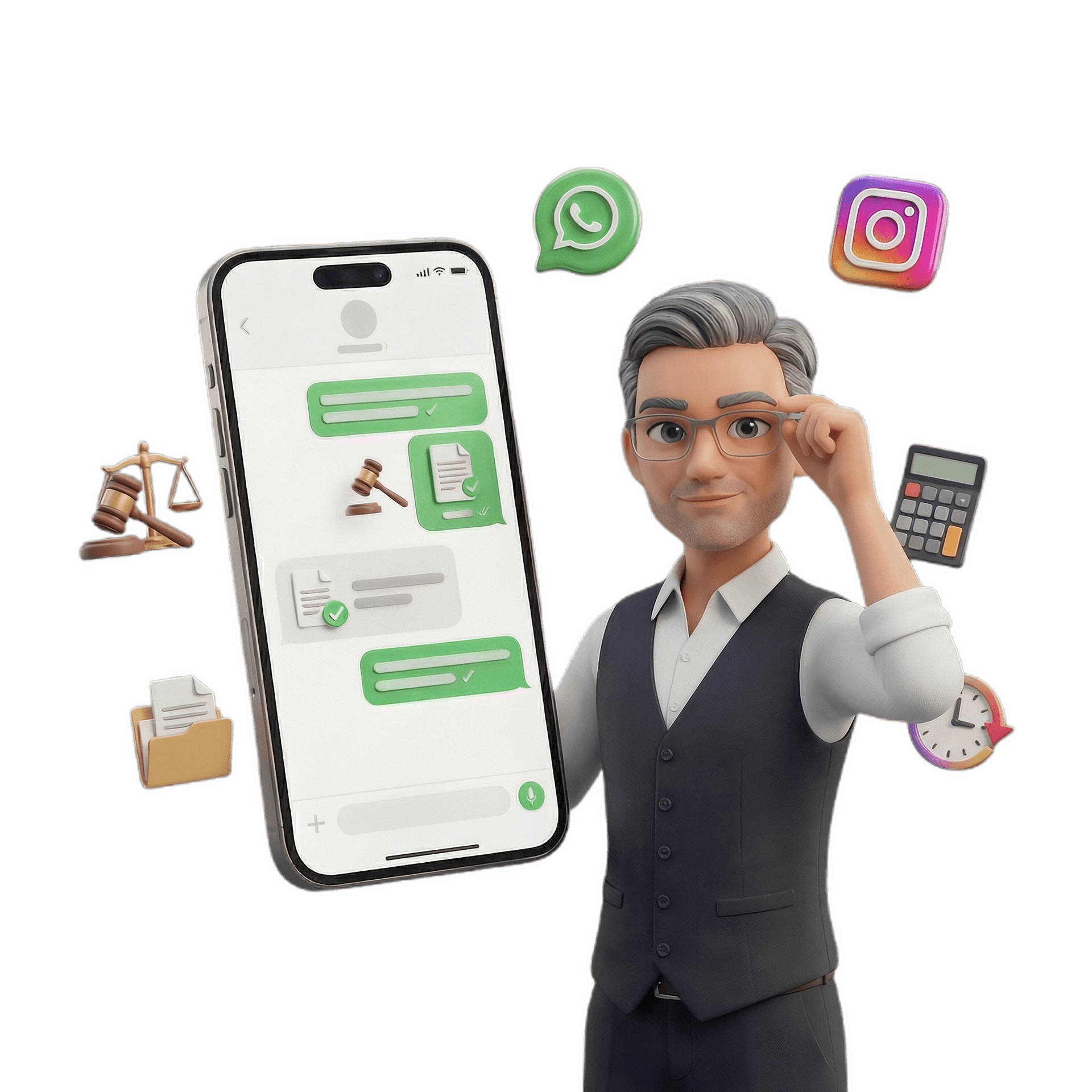 Demandas organizadas, prazos sob controle e clientes sempre informados